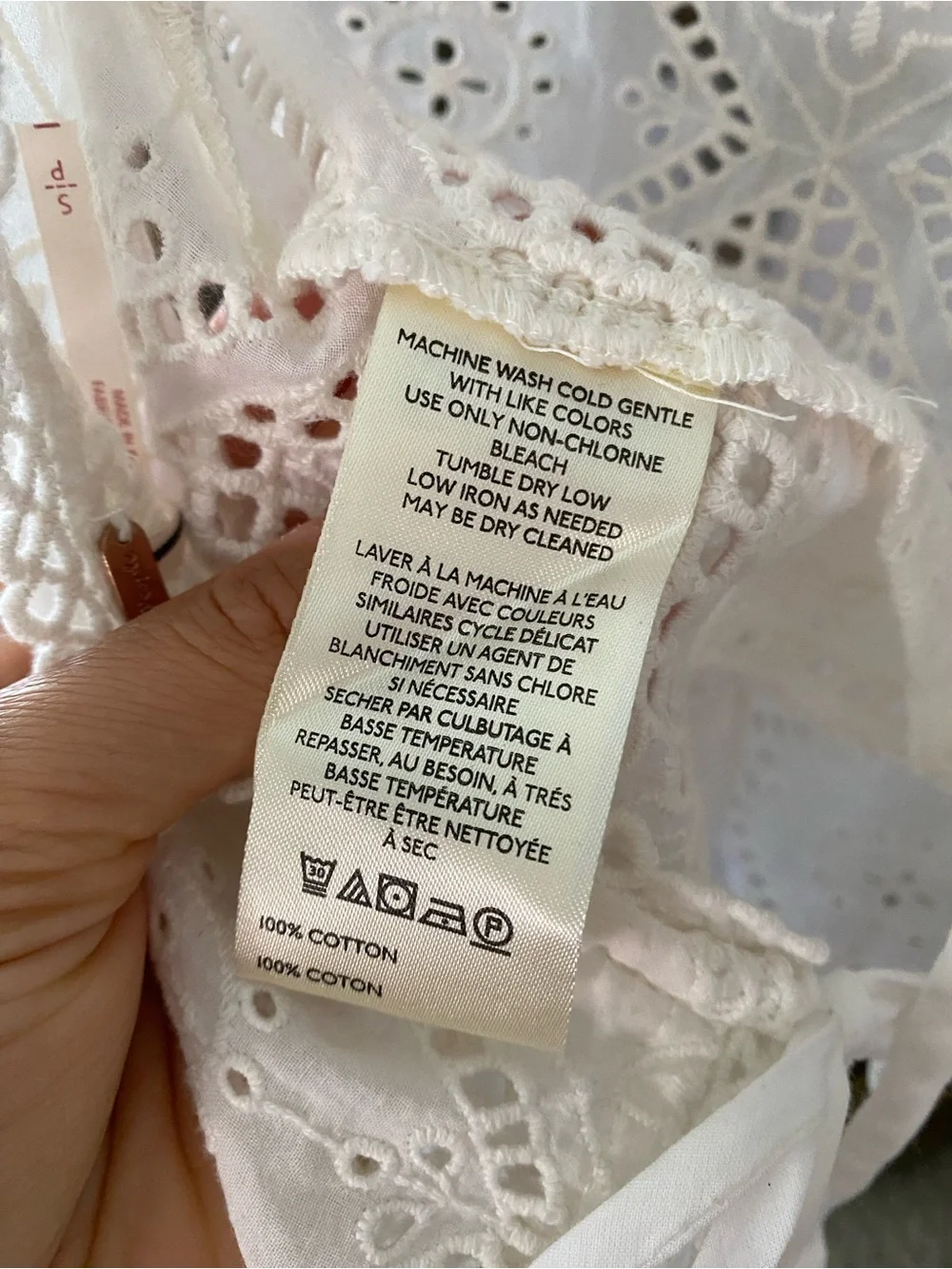 FREE PEOPLE Ivory Eyelet Halter Crop Top - Women! 🐚